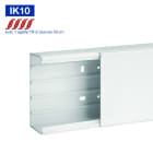 Iboco - Goulotte de distribution cloisonnable TA-G 120x60 1 compartiment blanche