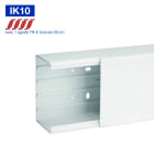 Iboco - Goulotte de distribution cloisonnable TA-G 120x80 1 compartiment blanche