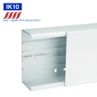 Iboco - Goulotte de distribution cloisonnable TA-G 150x80 1 compartiment blanche