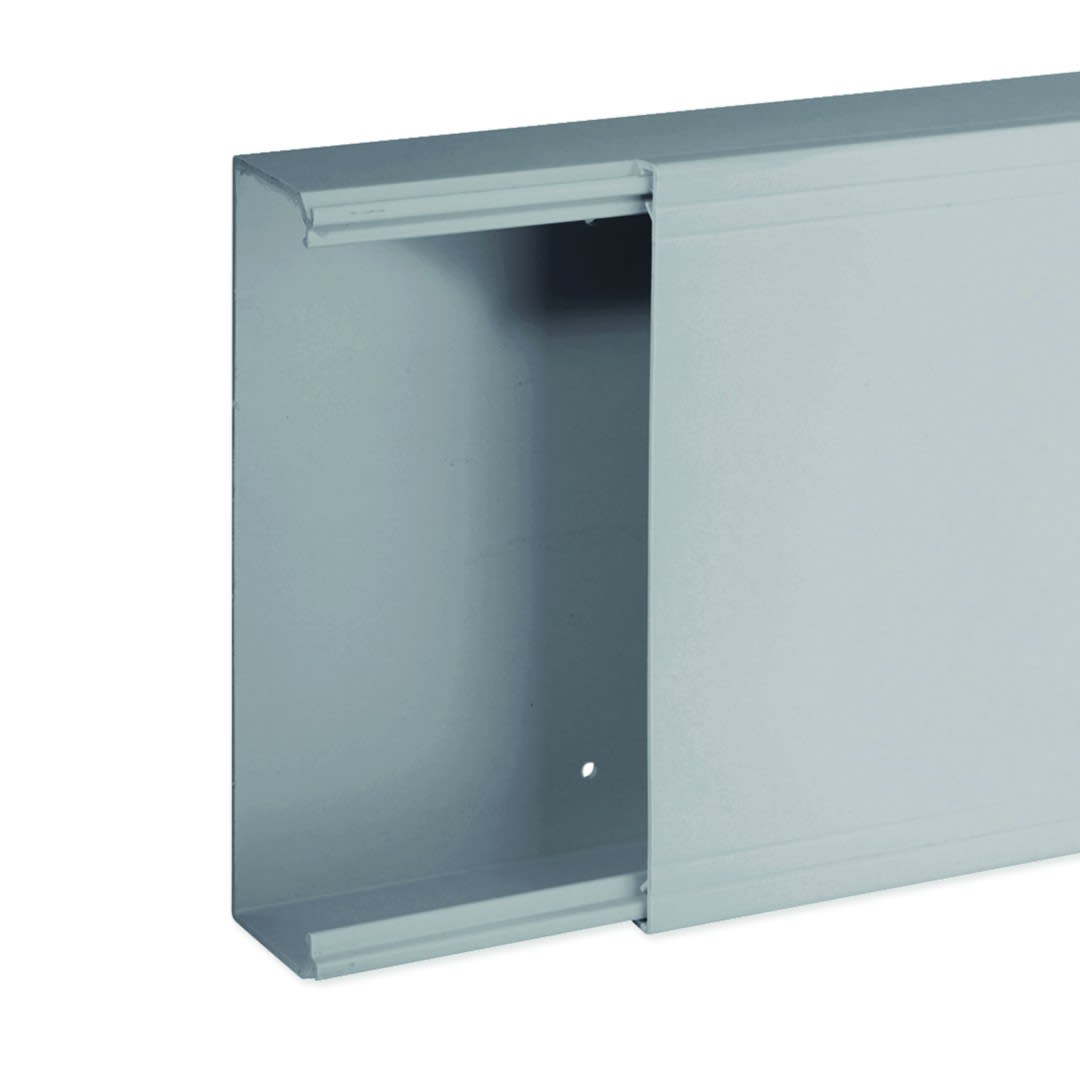 Iboco - Goulotte de distribution non cloisonnable TA-E 200x60 1 compartiment grise