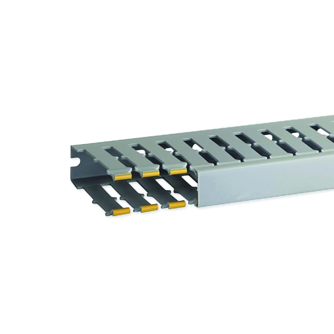 Iboco - Goulotte de câblage au pas de 20 T1-N 25x80 grise
