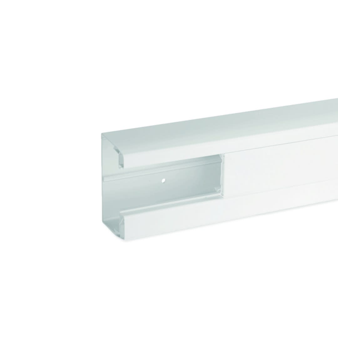 Iboco - Goulotte d'installation clip45 TerCia TA-C45 90x55 1 compartiment blanche