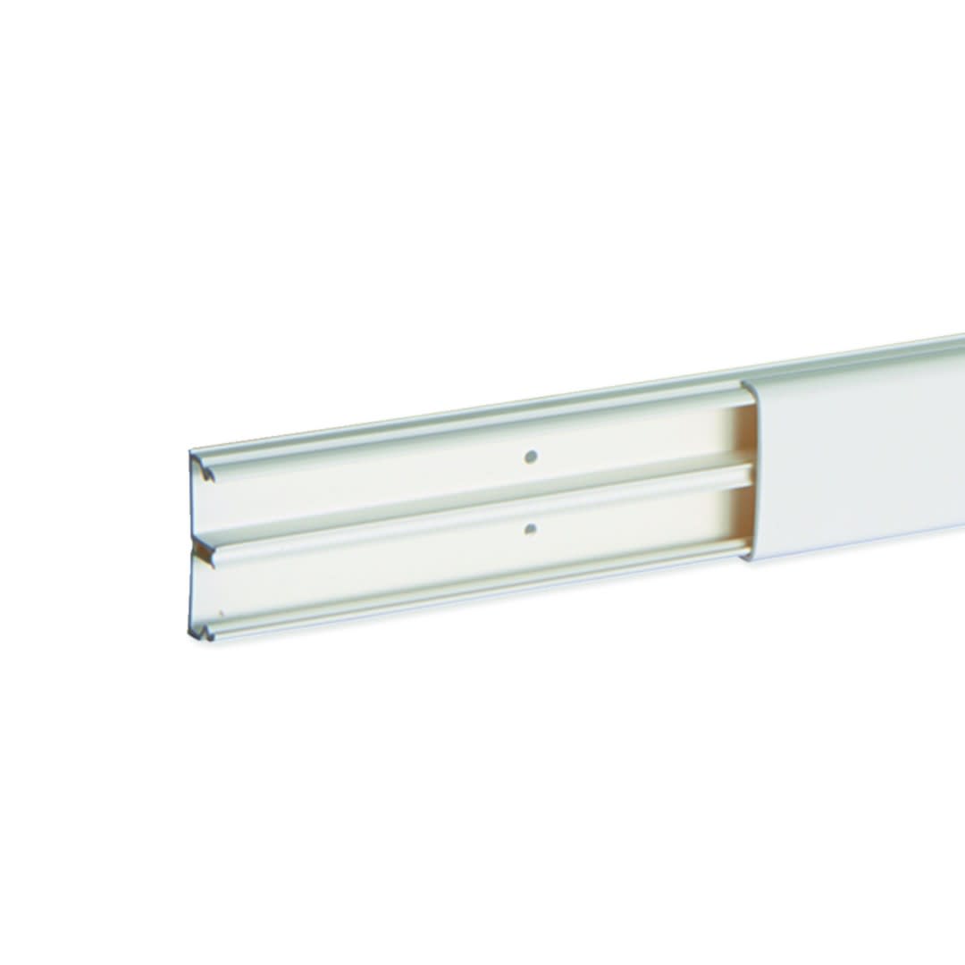 Iboco - Moulure Optima TM 32x12,5 2 compartiments blanche
