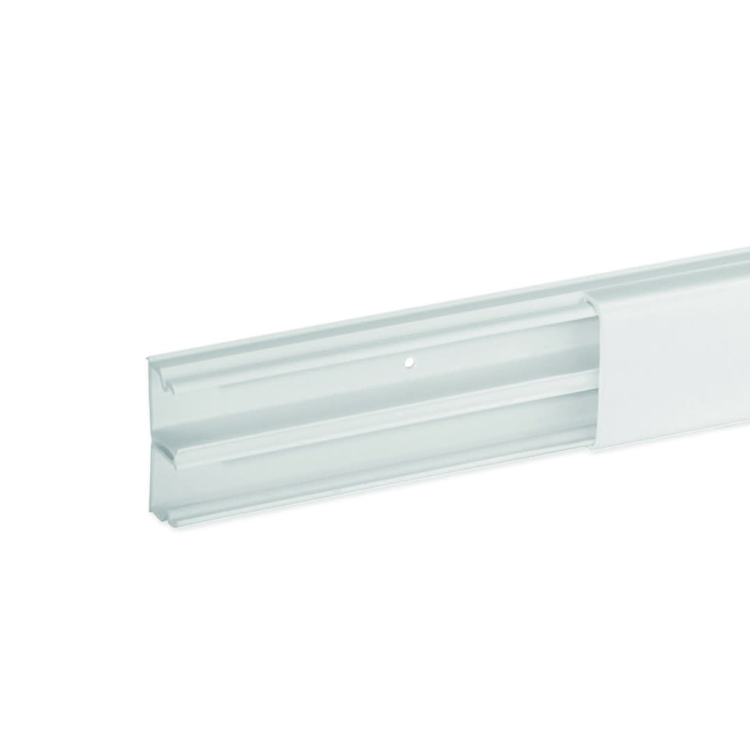 Iboco - Moulure Optima TM 34x16 2 compartiments blanche