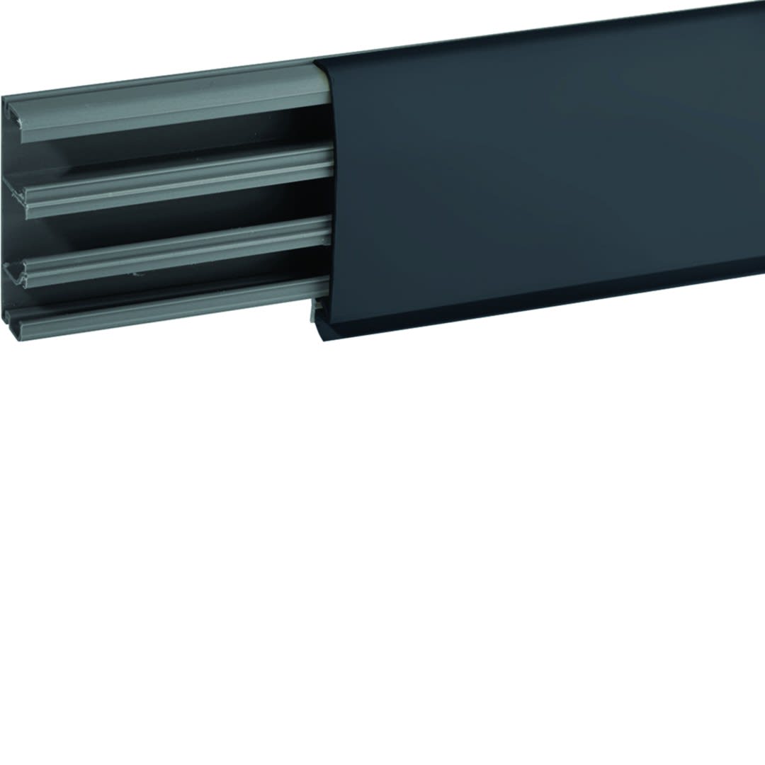 Iboco - Plinthe TBN 81,5x22,5 3 compartiments anthracite