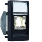 Iboco - Prise TerCia RJ45 Catégorie 6 STP 1 module noire