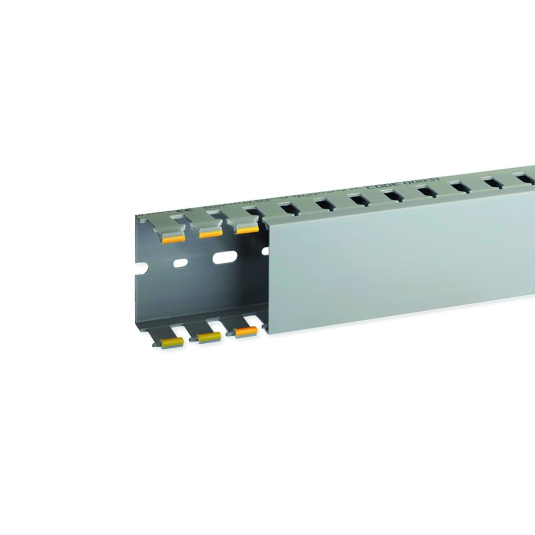 Iboco - Goulotte de câblage au pas de 20 T1-N 60x40 grise