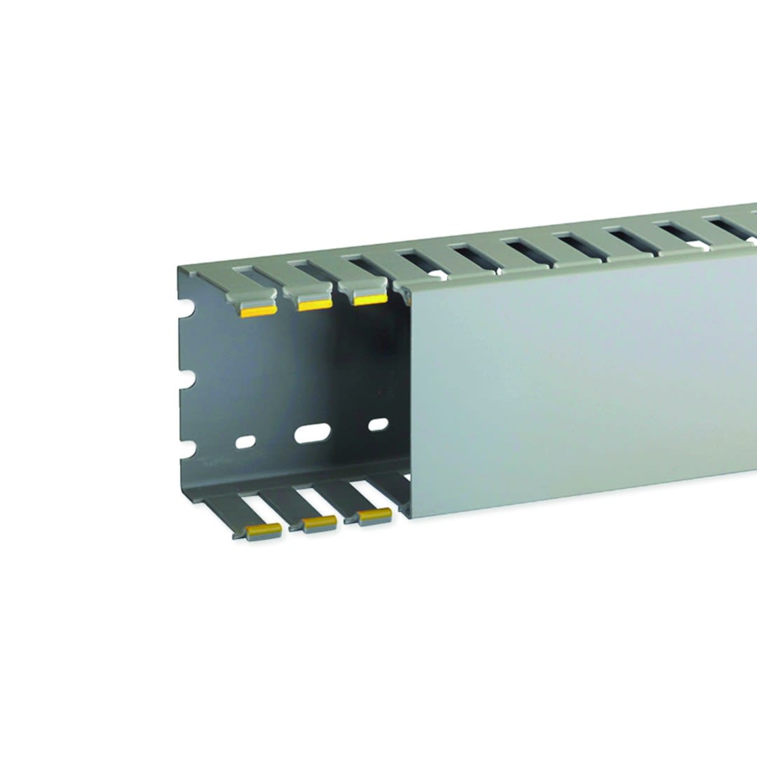 Iboco - Goulotte de câblage au pas de 20 T1-N 80x60 grise