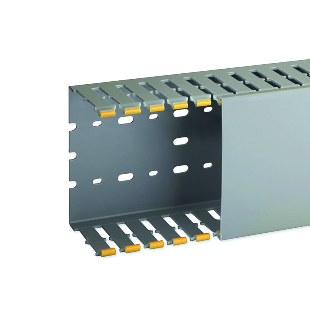Iboco - Goulotte de câblage au pas de 20 T1-N 120x80 grise