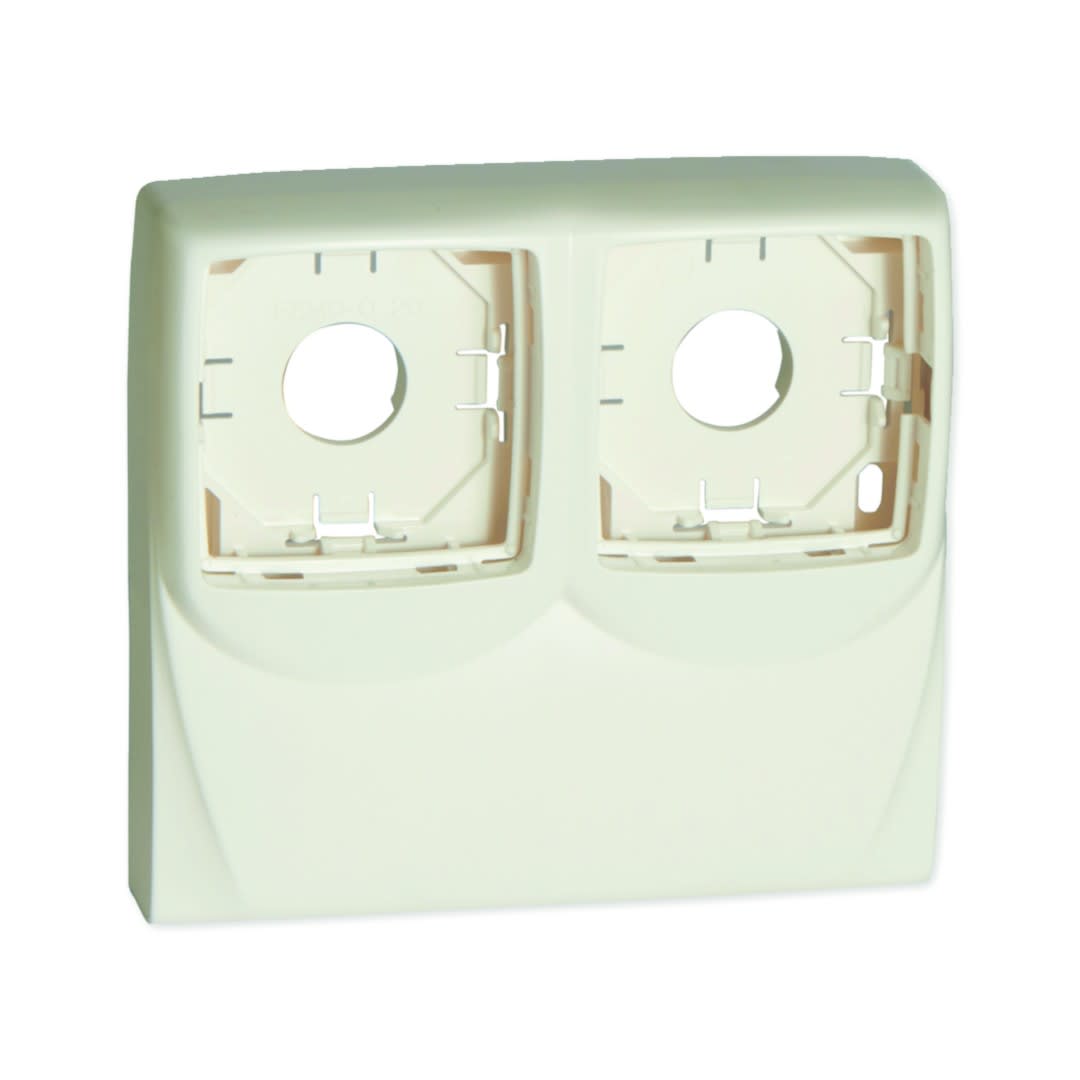 Iboco - Boîtier double pour appareillage saillie LegrandTM sur Optima TM 52x20 blanc