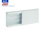 Iboco - Goulotte de distribution cloisonnable Ta-g 100x40 1 compartiment blanche