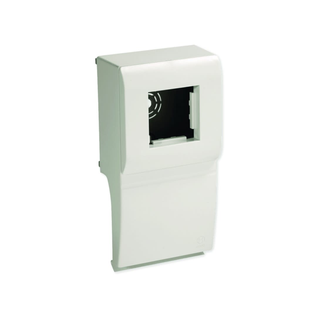 Iboco - Boîtier d'appareillage 2 modules (45x45) pour Tbn 81,5x22,5 blanc