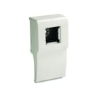 Iboco - Boîtier d'appareillage 2 modules (45x45) pour Tbn 81,5x22,5 blanc
