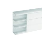 Iboco - Goulotte d'installation clip45 Tercia TA-C45 164x55 3 compartiments blanche