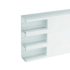 Iboco - Goulotte d'installation clip45 Tercia TA-C45 200x55 3 compartiments blanche