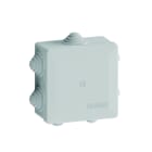 Iboco - Boîte de dérivation étanche Pico 80x80 Prof. 40 grise à tétines IP55 960°C