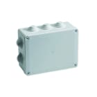 Iboco - Boîte de dérivation étanche Pico 190x140 Prof. 70 grise à tétines IP55 960°C