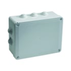 Iboco - Boîte de dérivation étanche Pico 300x220 Prof. 120 grise à tétines IP55 960°C