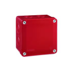 Iboco - Boîte de dérivation étanche Pico 100x100 Prof. 50 rouge perforable IP56 960°C