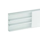 Iboco - Moulure Optima TM 80x22 3 compartiments blanche
