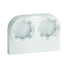 Iboco - Boîtier double pour appareillage OptimaTM sur Optima TM 34x16 blanc