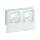 Iboco - Boîtier double pour appareillage saillie LegrandTM sur Optima TM 34x16 blanc