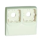 Iboco - Boîtier double pour appareillage saillie LegrandTM sur Optima TM 52x20 blanc