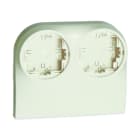 Iboco - Boîtier double pour appareillages OptimaTM sur Optima TM 52x20 blanc