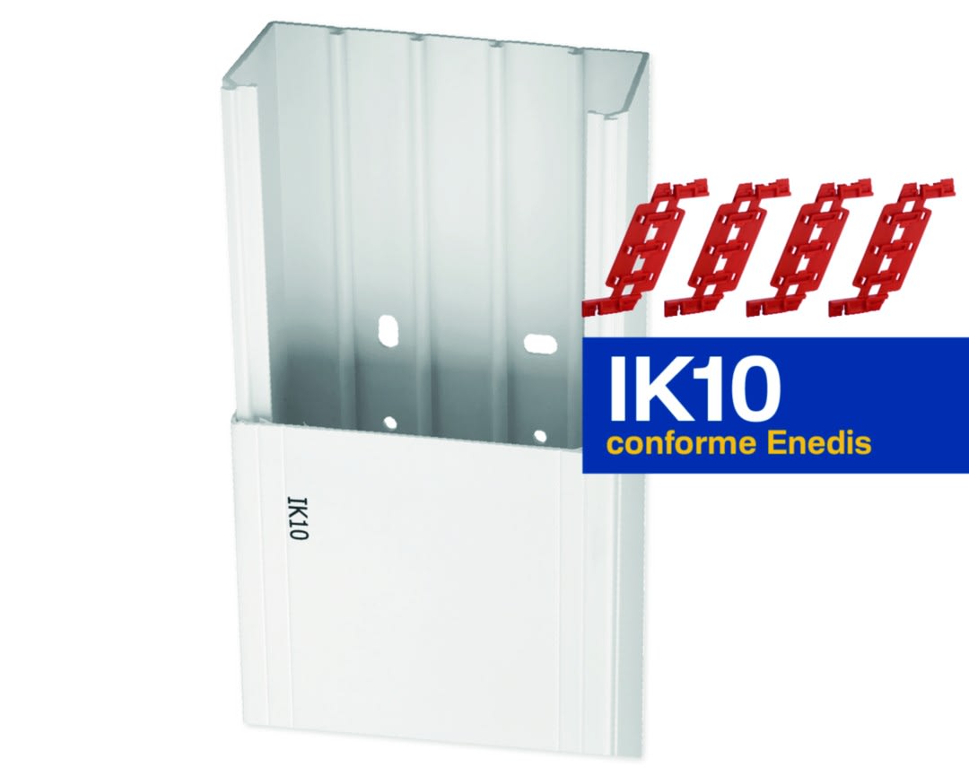 Iboco - Goulotte de distribution cloisonnable IK10 à - 5°C Ta-g 120x60 1 comp. blanche