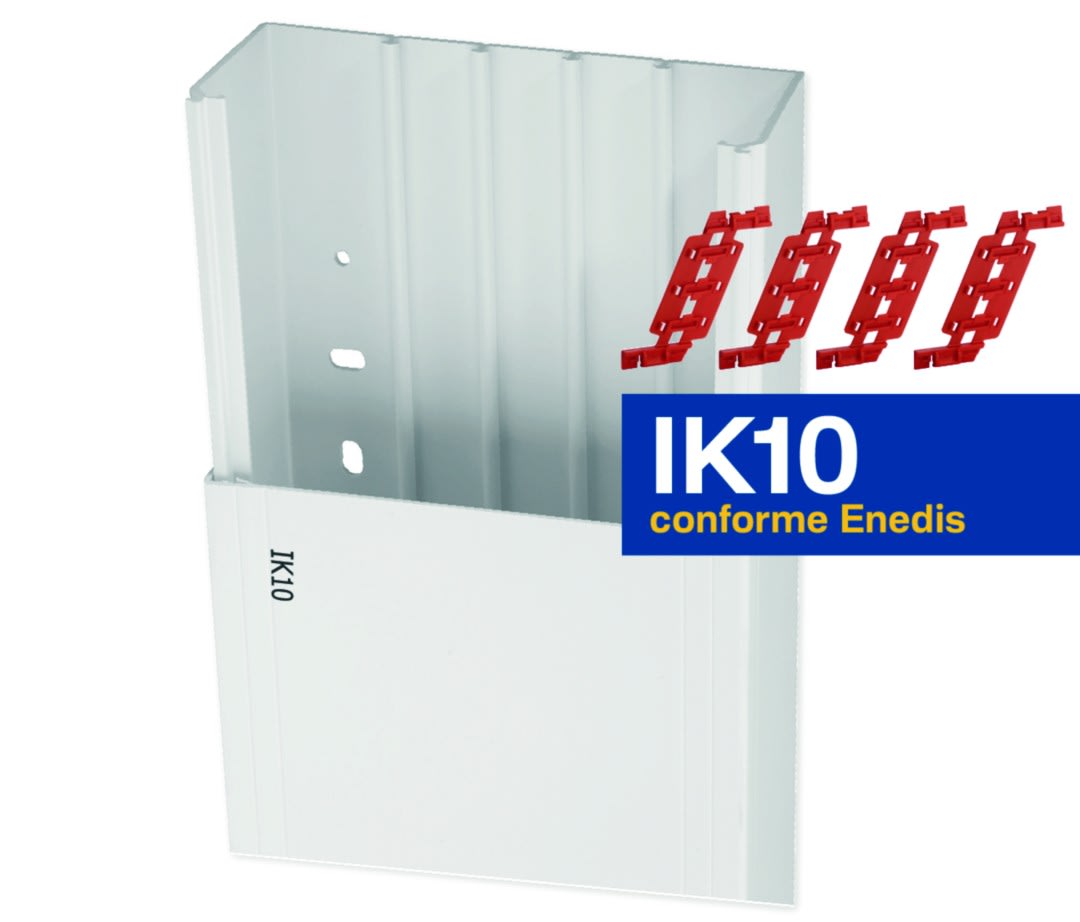 Iboco - Goulotte de distribution cloisonnable IK10 à - 5°C Ta-g 150x60 1 comp. blanche