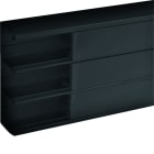 Iboco - Goulotte d'installation clip45 Tercia TA-C45 164x55 3 compartiments noire