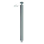 Iboco - Colonne standard Tercia CLE-C45 1 face Hmax fixation 2700 à 3000mm alu anodisé