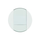 Iboco - Interrupteur Optima simple porte-étiquette va-et-vient ou bouton poussoir blanc