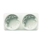 Iboco - Boîtier double pour appareillages OptimaTM blanc