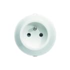 Iboco - Prise Optima 2 pôles + terre blanche