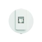 Iboco - Prise Optima RJ45 Catégorie 6a grade 3 TV blindée blanche