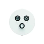 Iboco - Prise Optima TV, FM, SAT 1E blanche