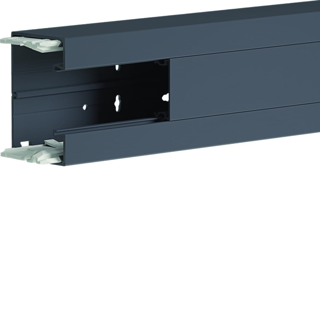 Iboco - Goulotte d'installation Tercia Clip45 90x55 1 compartiment PVC noir