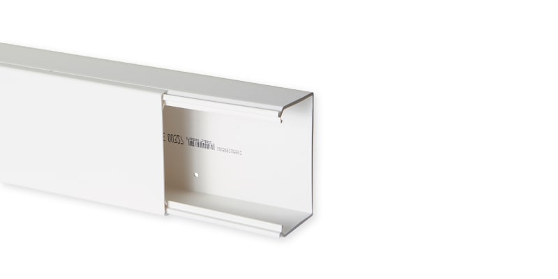 Iboco - Goulotte de distribution non cloisonnable TA-E 100x60 1 compartiment blanche