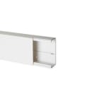 Goulotte de distribution non cloisonnable TA-E 120x60 1 compartiment blanche