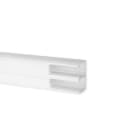 Iboco - Goulotte d'installation clip45 TerCia TA-C45 134x55 2 compartiments blanche