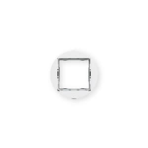 Iboco - Support Optima pour appareillage 45x45 blanc