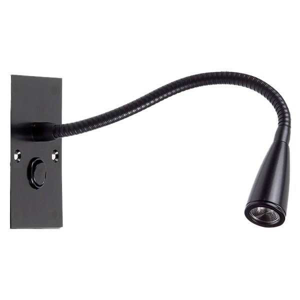 Cubispot - LISEUSE BLC 6000° 1W 25°+TF 400+PAT ENC.RECT+ ALIM+ INTER NOIR