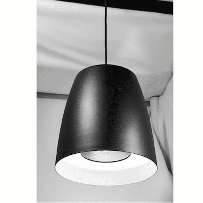 Cubispot - ELIO A SUSP.10W 4000°K 60° 1120Lm + PAVILLON - CORPS NOIR