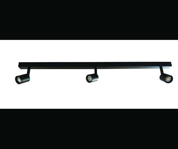 Cubispot - COLIBRI IRC90 RAMPE 4 SPOTS 4 X 6W 4X 656 Lm 60°- WW 4000°K NOIR