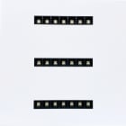 Cubispot - TETRIS DALLE 600X600 E3 IRC80 DALI 32W OPTIC NOIR 3643LmWW-D 80° 4000°K BLANC