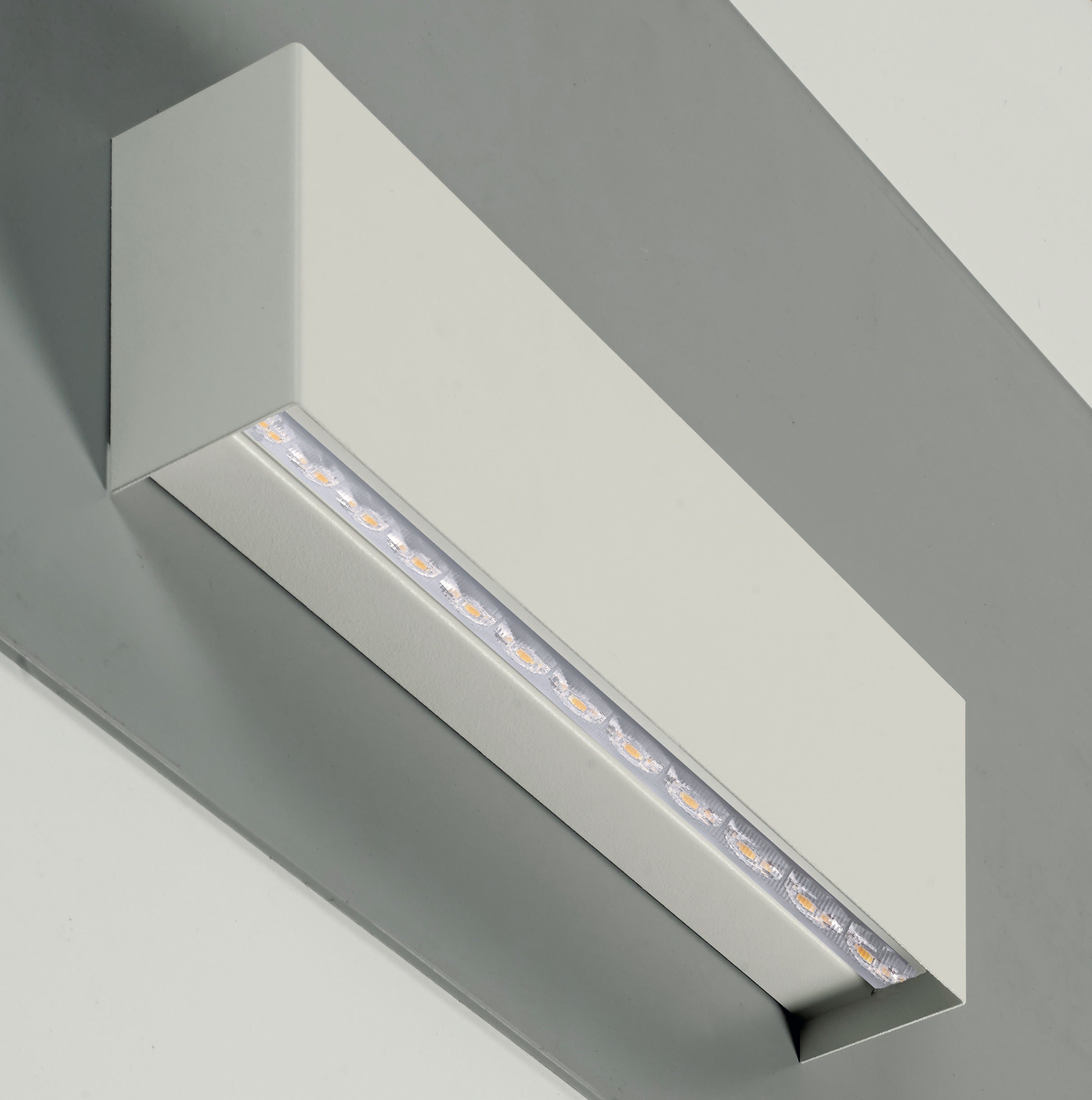 Cubispot - ELYSA 600 DOUBLE ALLUMAGE 1X24W INDIRECT OPALE 2651Lm 1X23W DIRECT ASYMETRIQUE 3