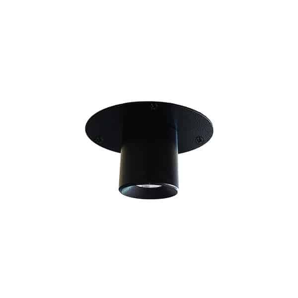 Cubispot - FINGER 30 SEMI ENCASTRE IRC80 3W 240 Lm 40° 3000°K + PATERE ENCASTREE Ø 70 GRIS