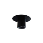 Cubispot - FINGER 30 SEMI ENCASTRE IRC80 3W 250 Lm 40° 4000°K + PATERE ENCASTREE Ø 70 NOIR