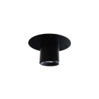 Cubispot - FINGER 30 SEMI ENCASTRE IRC80 3W 240 Lm 40° 3000°K + PATERE ENCASTREE Ø 70 GRIS